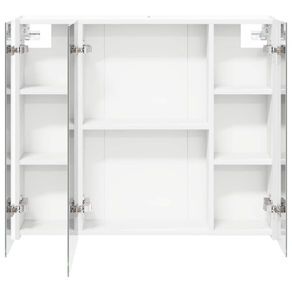 Badkamer spiegelkast voor Wit 83,5 x 15,5 x 70 cm Bewerkt hout
