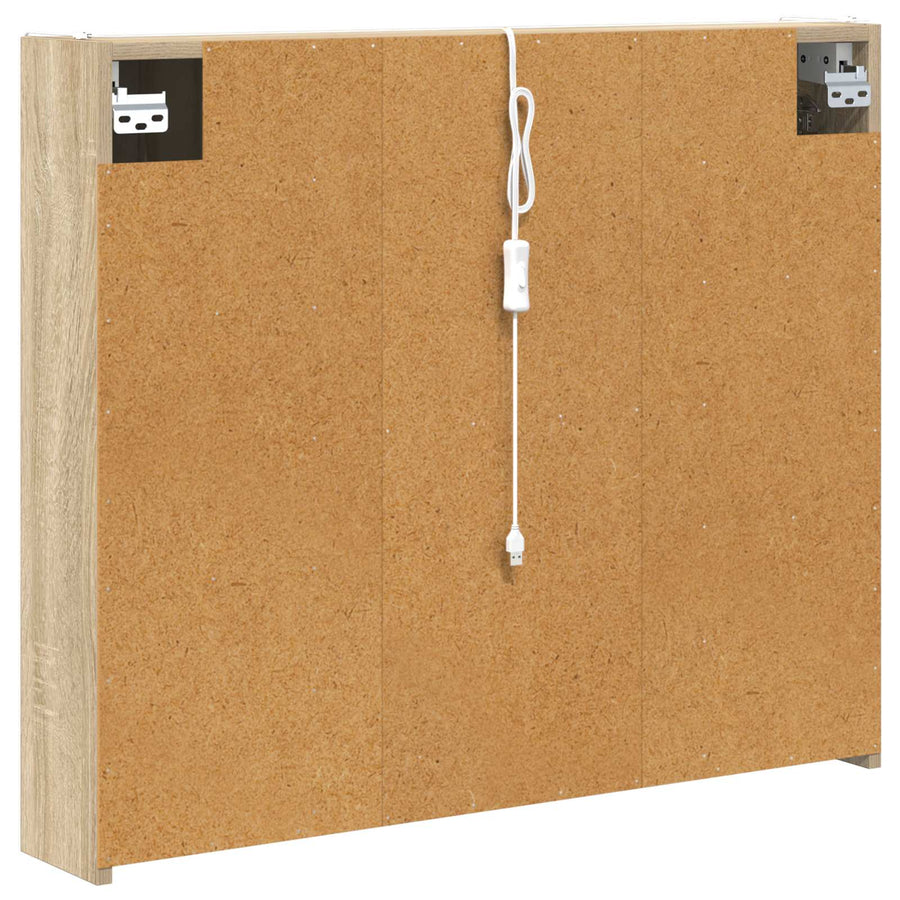 Badkamer spiegelkast Sonoma Eiken 83,5 x 15,5 x 70 cm