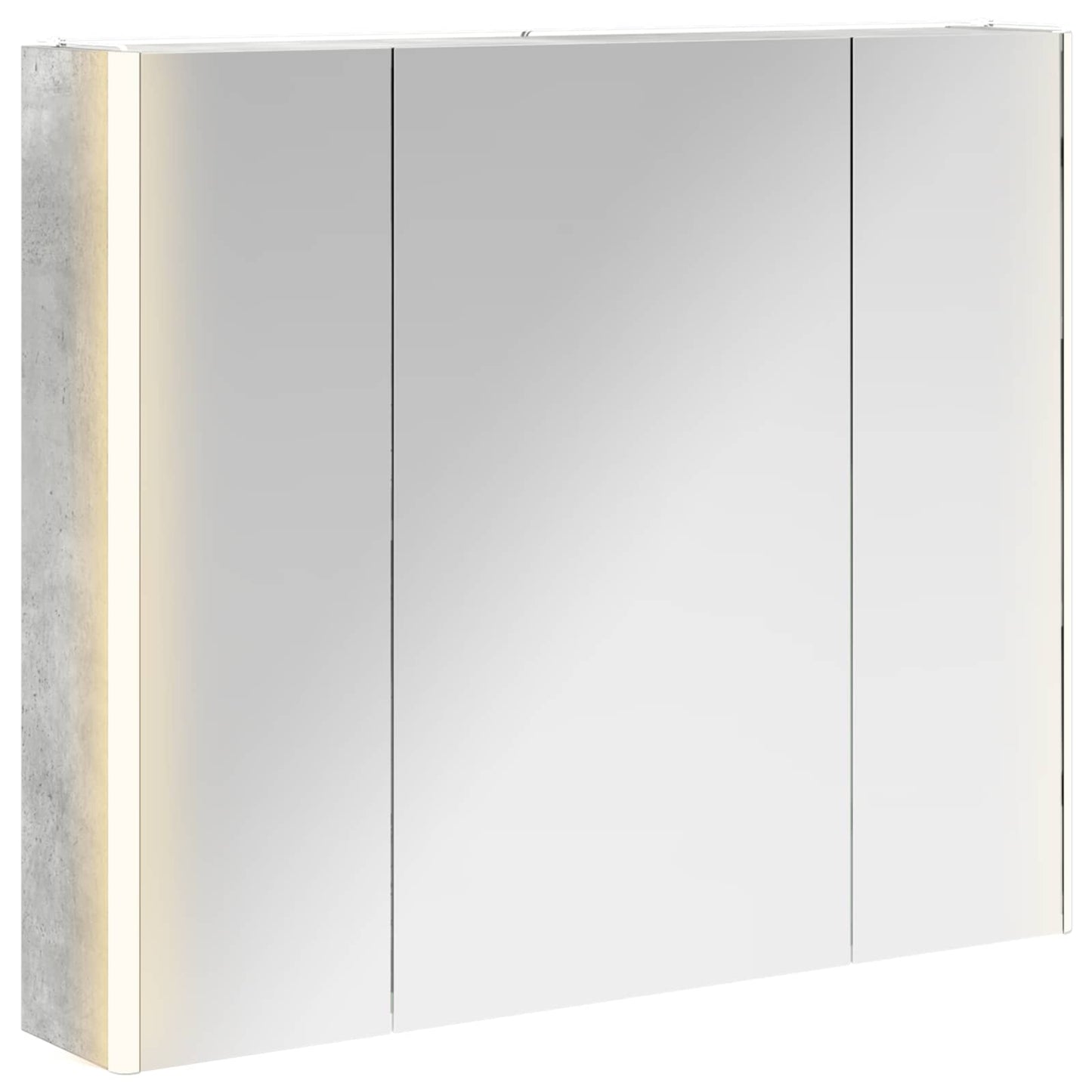 Badkamer spiegelkast Beton Grijs 83,5 x 15,5 x 70 cm