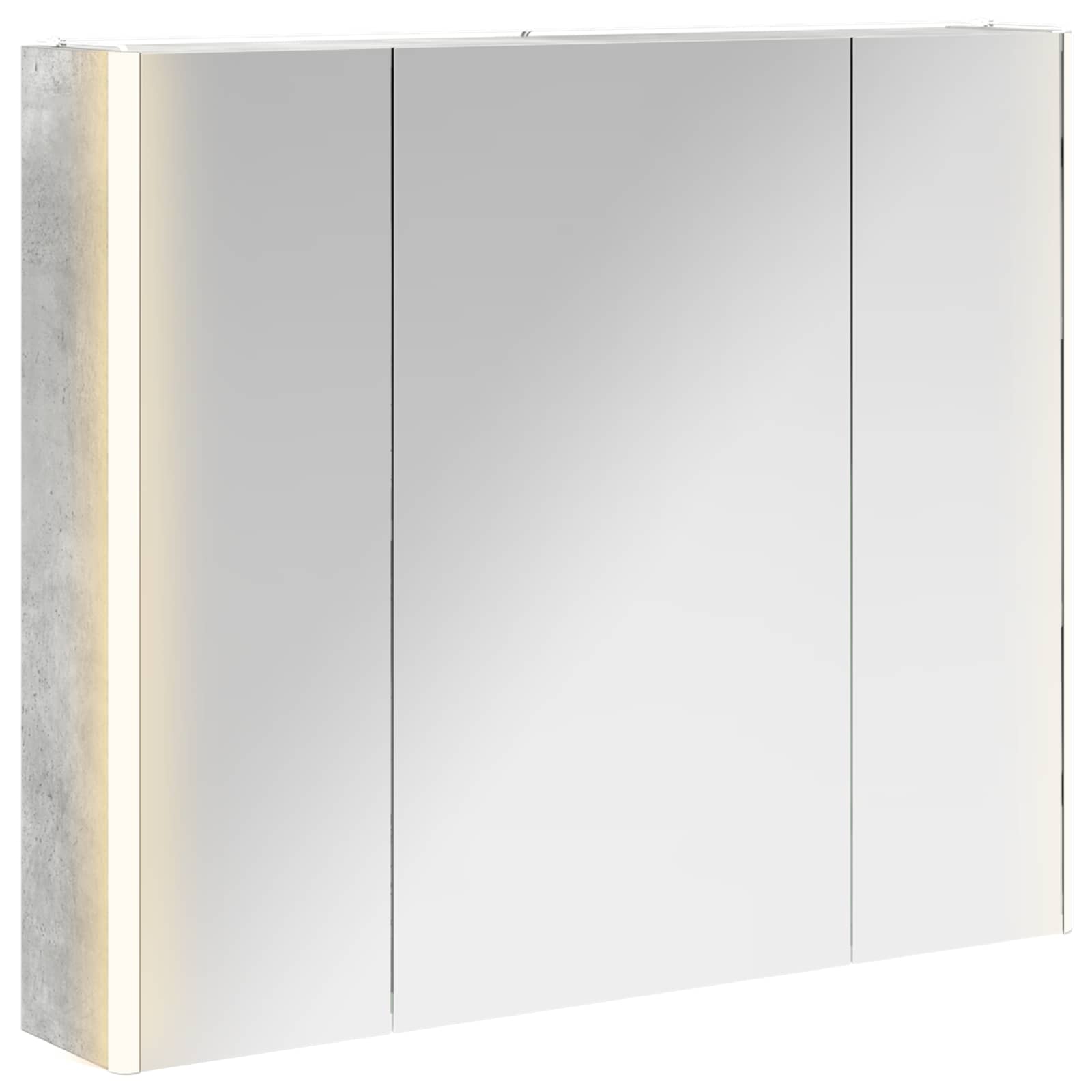 Badkamer spiegelkast Beton Grijs 83,5 x 15,5 x 70 cm