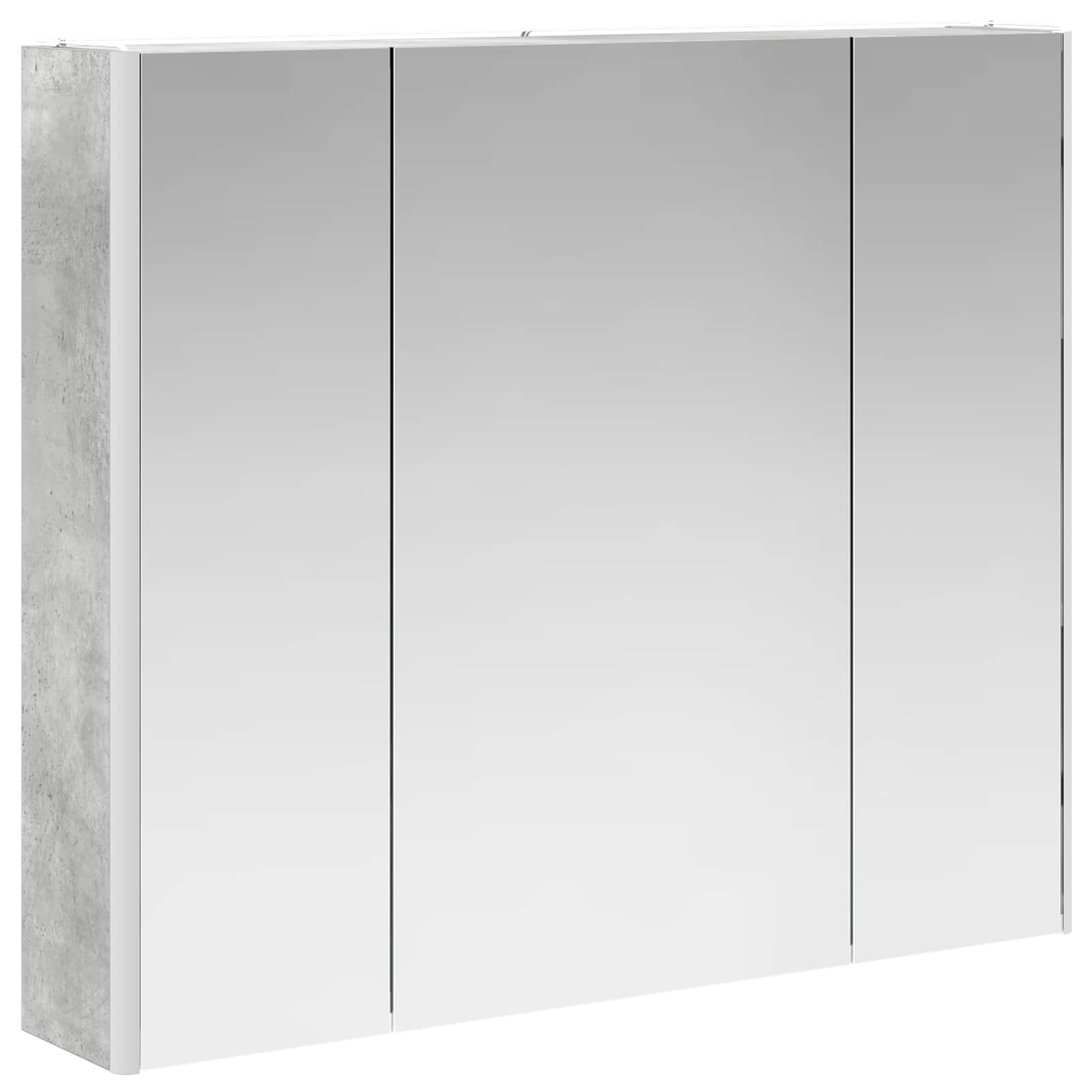 Badkamer spiegelkast Beton Grijs 83,5 x 15,5 x 70 cm
