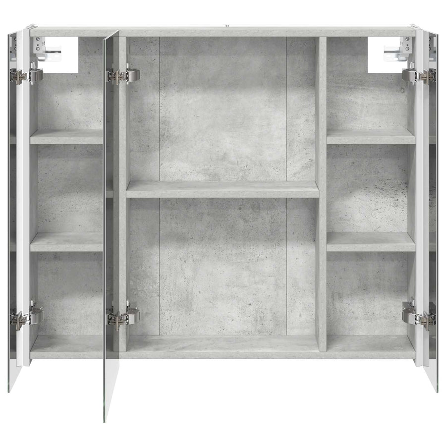 Badkamer spiegelkast Beton Grijs 83,5 x 15,5 x 70 cm