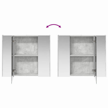 Badkamer spiegelkast Beton Grijs 83,5 x 15,5 x 70 cm