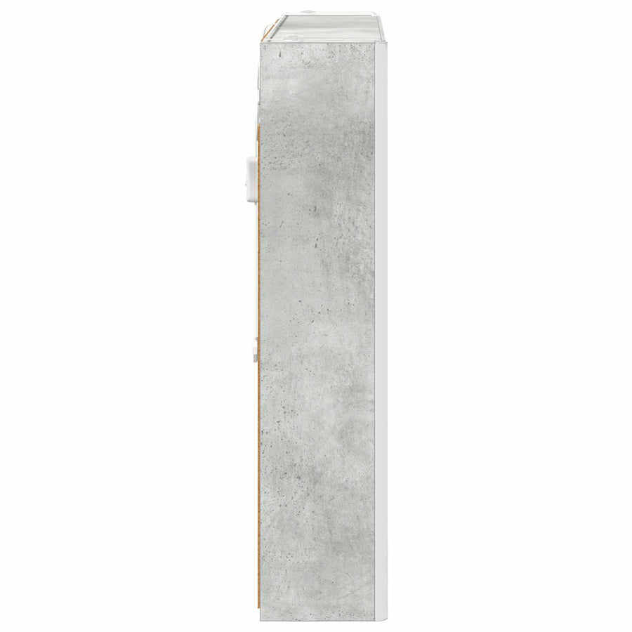Badkamer spiegelkast Beton Grijs 83,5 x 15,5 x 70 cm