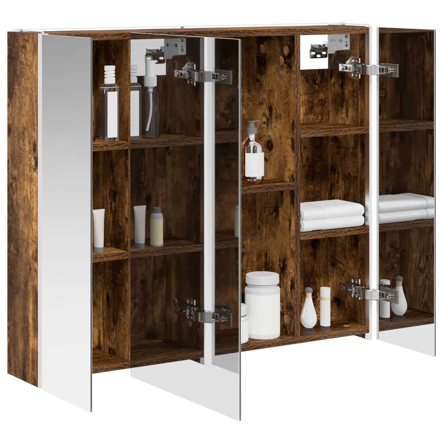 Badkamer spiegelkast Gerookt eiken 83,5 x 15,5 x 70 cm