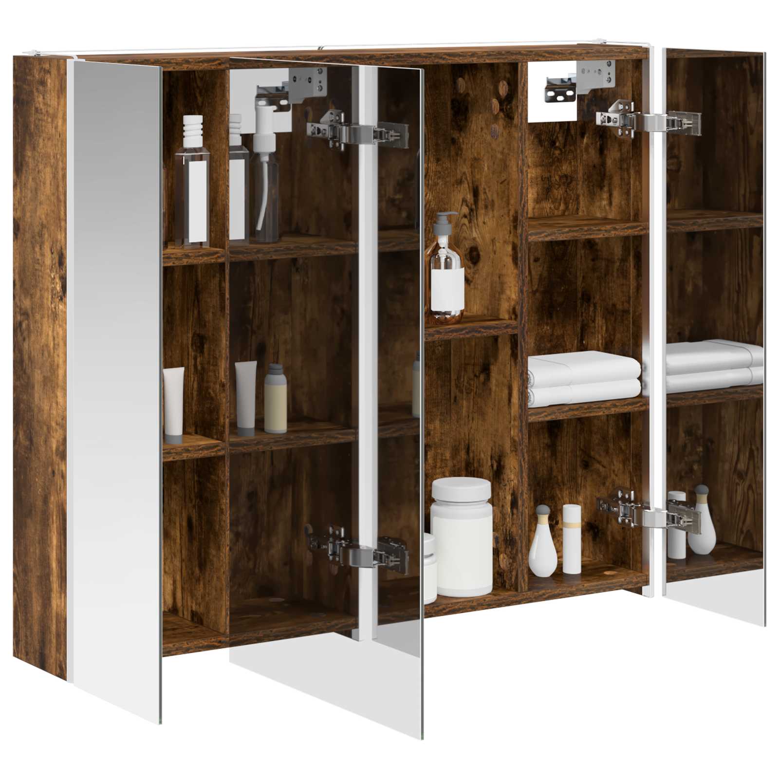 Badkamer spiegelkast Gerookt eiken 83,5 x 15,5 x 70 cm