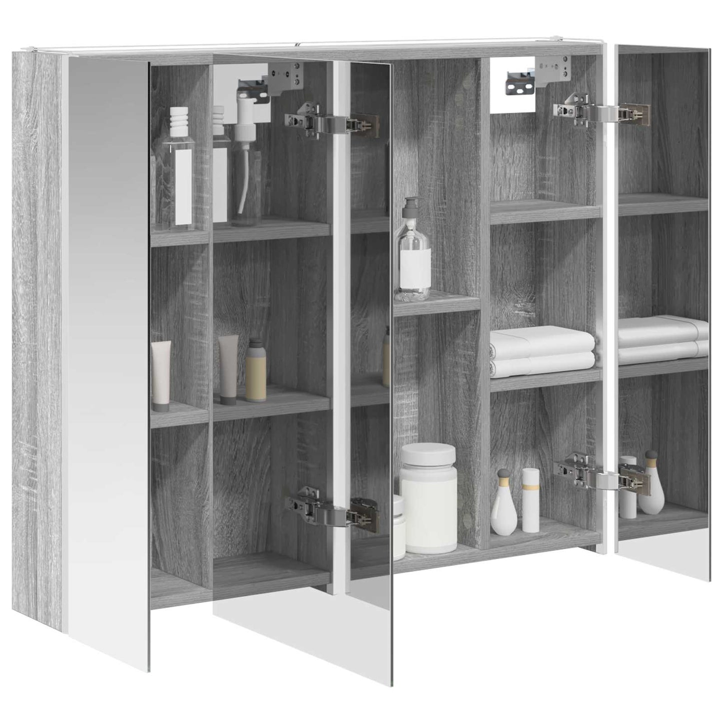 Badkamer spiegelkast Grijs Sonoma 83,5 x 15,5 x 70 cm