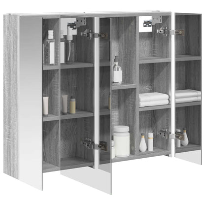 Badkamer spiegelkast Grijs Sonoma 83,5 x 15,5 x 70 cm