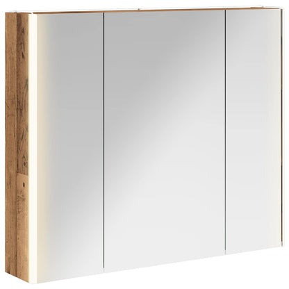 Badkamer spiegelkast Oudhout 83,5 x 15,5 x 70 cm Bewerkt hout