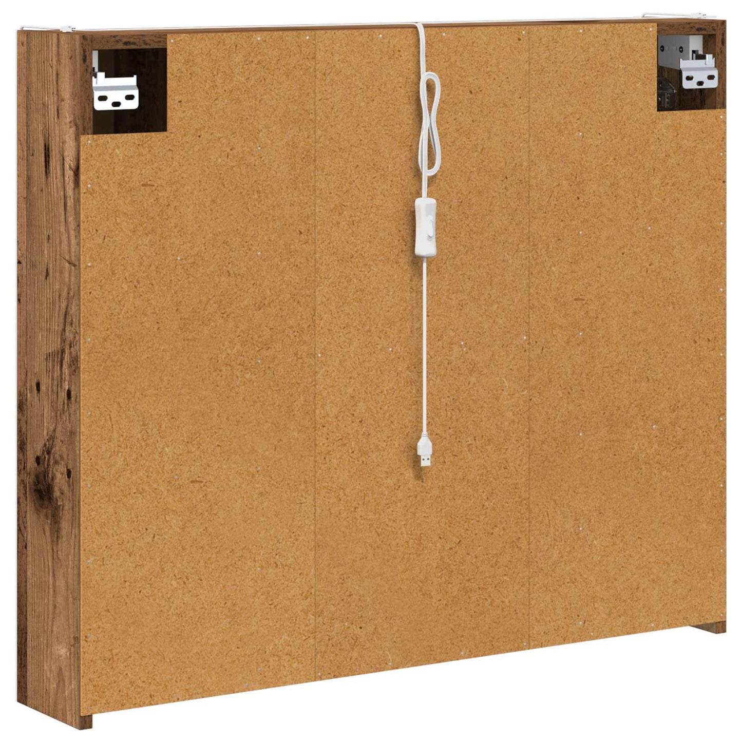 Badkamer spiegelkast Oudhout 83,5 x 15,5 x 70 cm Bewerkt hout