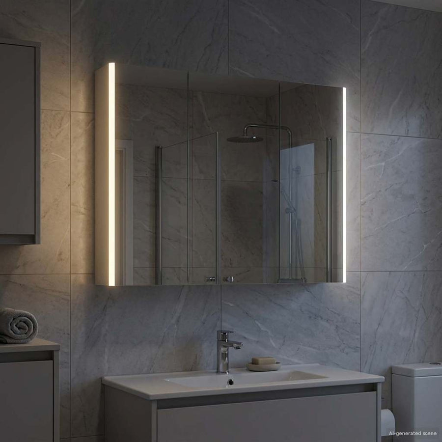 Badkamer spiegelkast voor Wit 103,5 x 15,5 x 70 cm