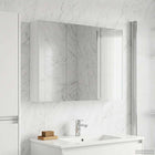 Badkamer spiegelkast 103,5x15,5x70 cm wit