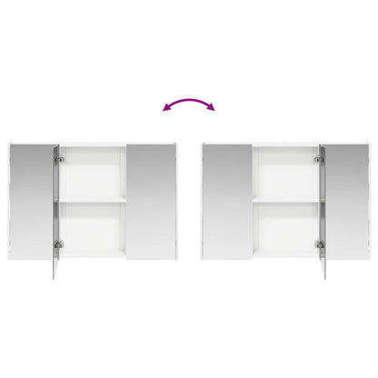Badkamer spiegelkast voor Wit 103,5 x 15,5 x 70 cm