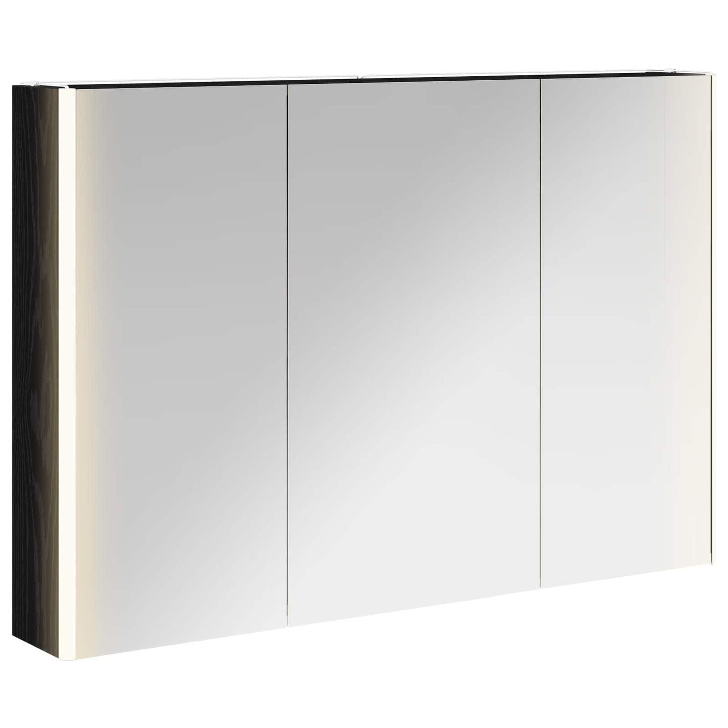 Badkamer spiegelkast Zwart Eiken 103,5 x 15,5 x 70 cm