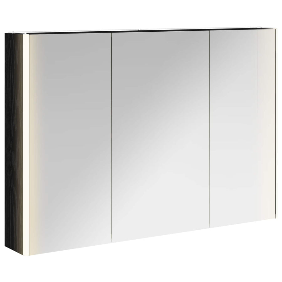 Badkamer spiegelkast Zwart Eiken 103,5 x 15,5 x 70 cm