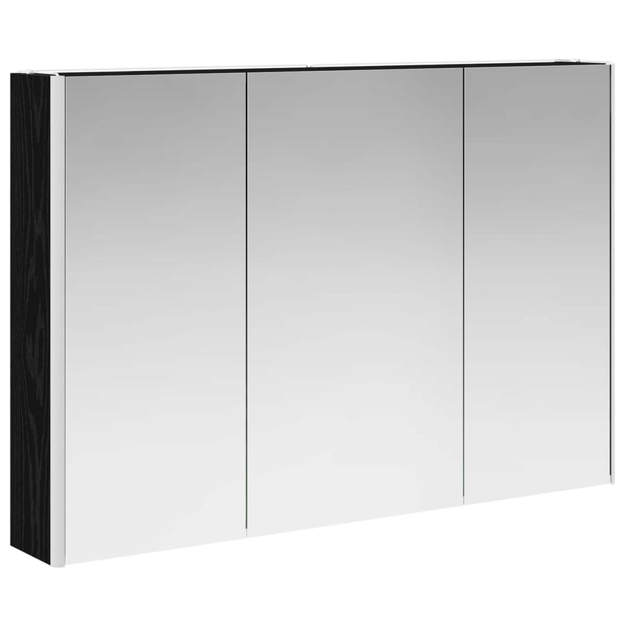 Badkamer spiegelkast Zwart Eiken 103,5 x 15,5 x 70 cm