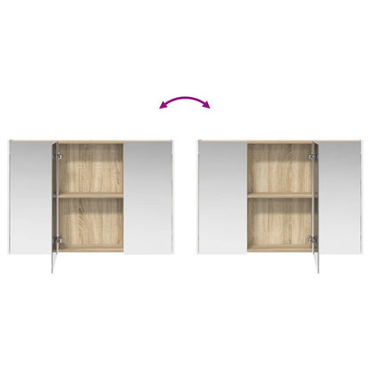 Badkamer spiegelkast Sonoma Eiken 103,5 x 15,5 x 70 cm