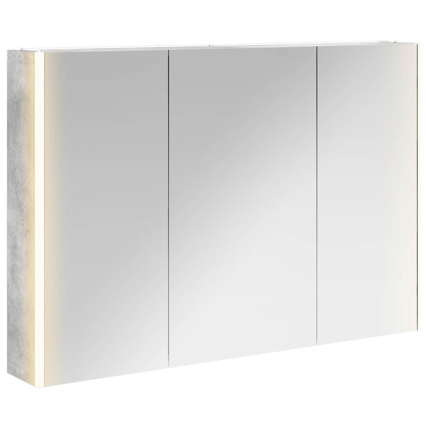 Badkamer spiegelkast Beton Grijs 103,5 x 15,5 x 70 cm