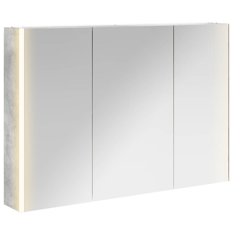 Badkamer spiegelkast Beton Grijs 103,5 x 15,5 x 70 cm