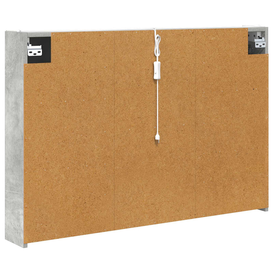 Badkamer spiegelkast Beton Grijs 103,5 x 15,5 x 70 cm