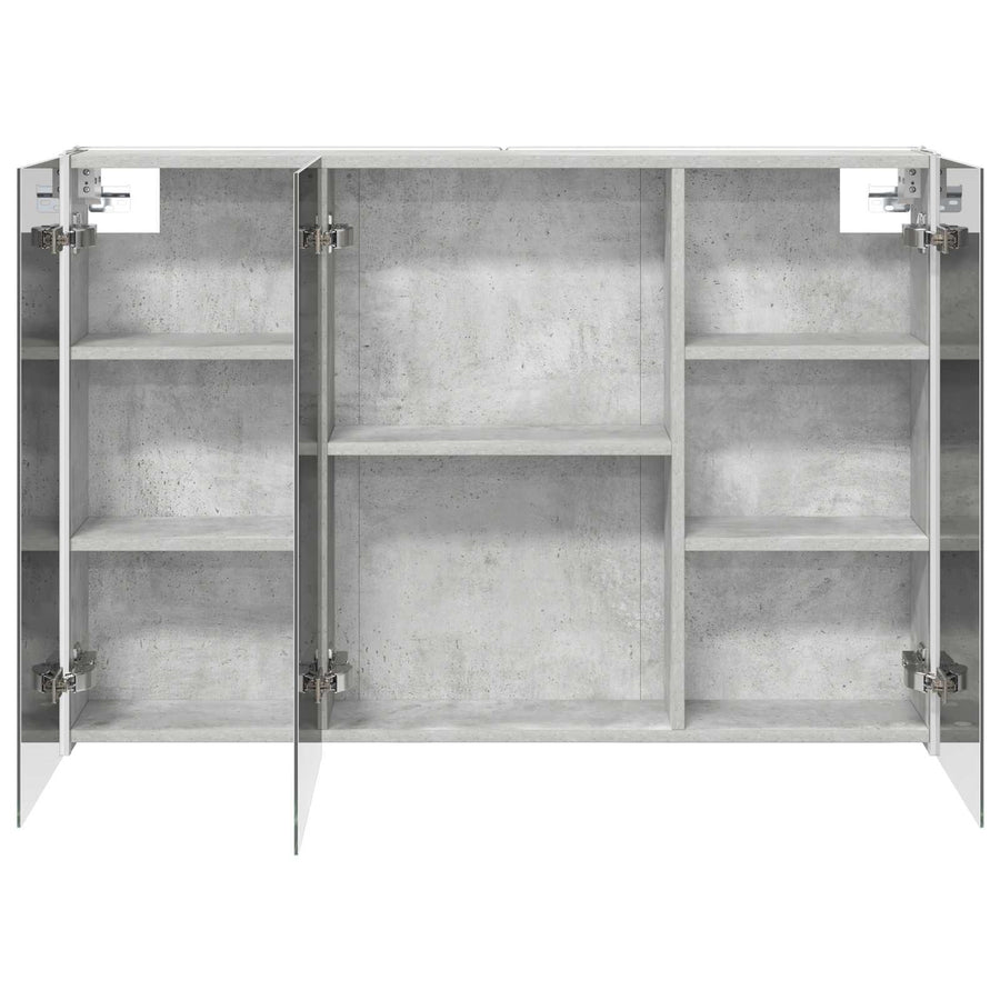 Badkamer spiegelkast Beton Grijs 103,5 x 15,5 x 70 cm