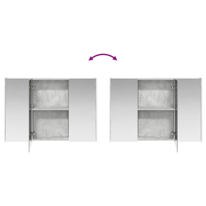 Badkamer spiegelkast Beton Grijs 103,5 x 15,5 x 70 cm