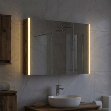 Badkamer spiegelkast Gerookt eiken 103,5 x 15,5 x 70 cm
