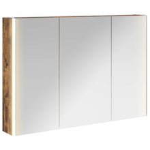 Badkamer spiegelkast Gerookt eiken 103,5 x 15,5 x 70 cm