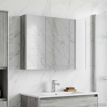 Badkamer spiegelkast Grijs Sonoma 103,5 x 15,5 x 70 cm