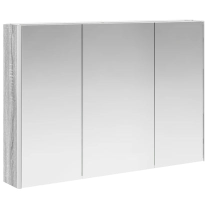 Badkamer spiegelkast Grijs Sonoma 103,5 x 15,5 x 70 cm