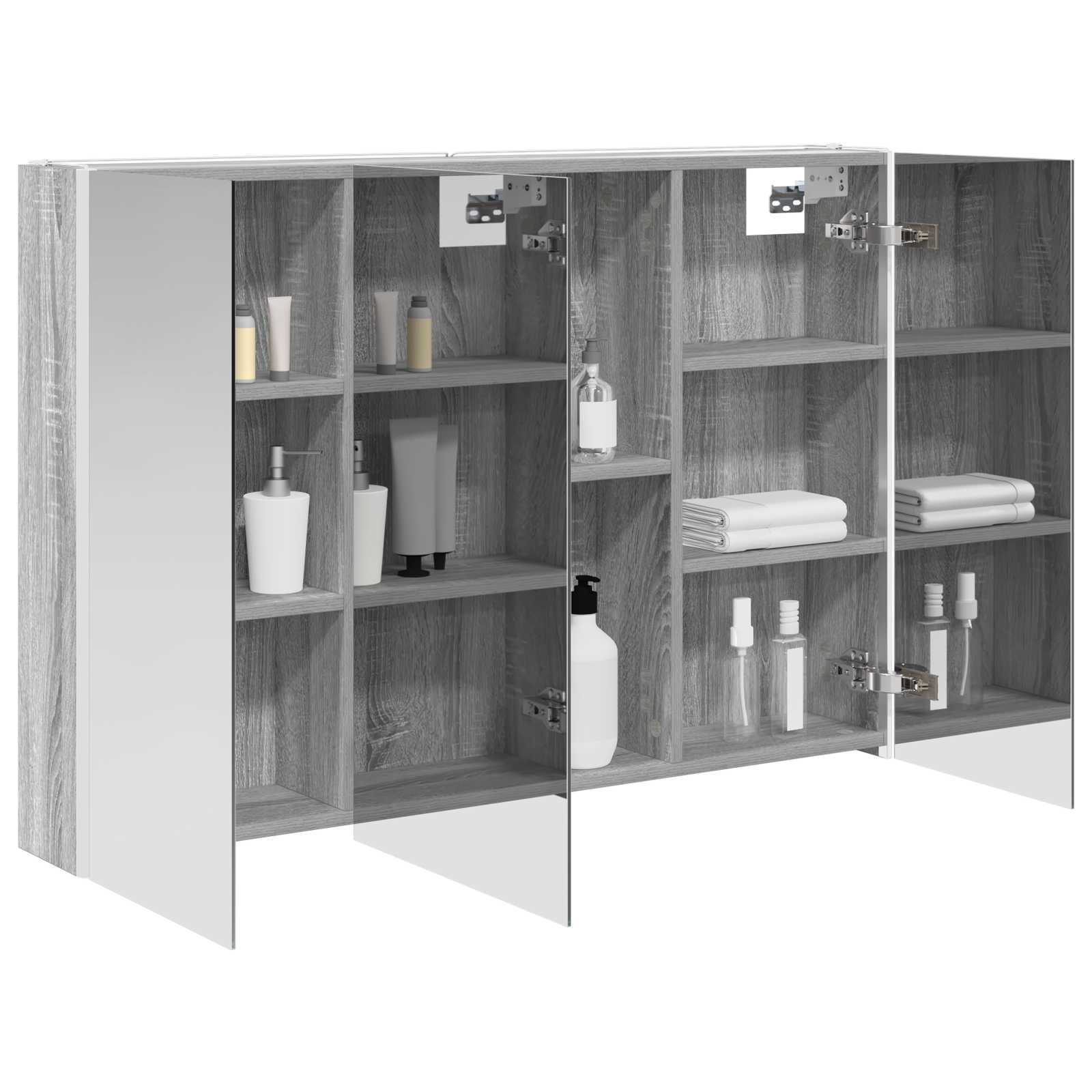 Badkamer spiegelkast Grijs Sonoma 103,5 x 15,5 x 70 cm