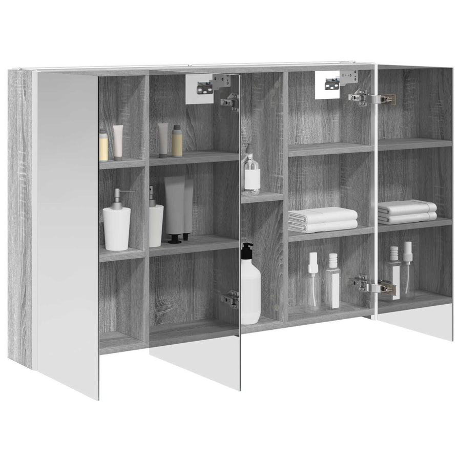 Badkamer spiegelkast Grijs Sonoma 103,5 x 15,5 x 70 cm