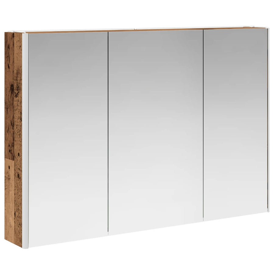 Badkamer spiegelkast Oudhout 103,5 x 15,5 x 70 cm Bewerkt hout
