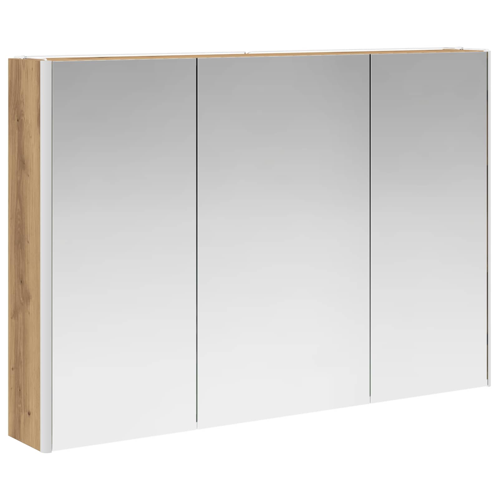 Badkamer spiegelkast Ambachtelijk eiken 103,5 x 15,5 x 70 cm