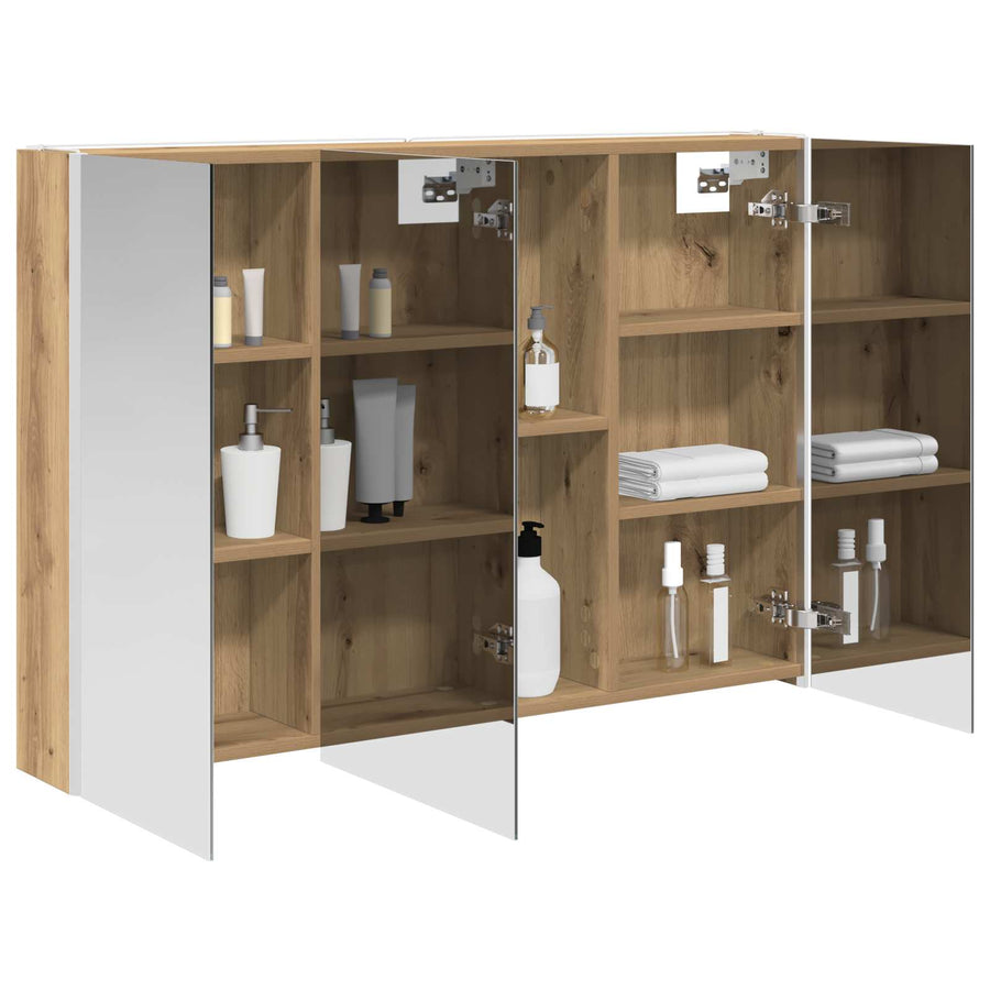 Badkamer spiegelkast Ambachtelijk eiken 103,5 x 15,5 x 70 cm