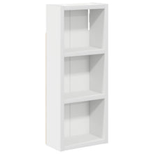 Badkamer wandkast Wit 20 x 10 x 50 cm Geconstrueerd hout