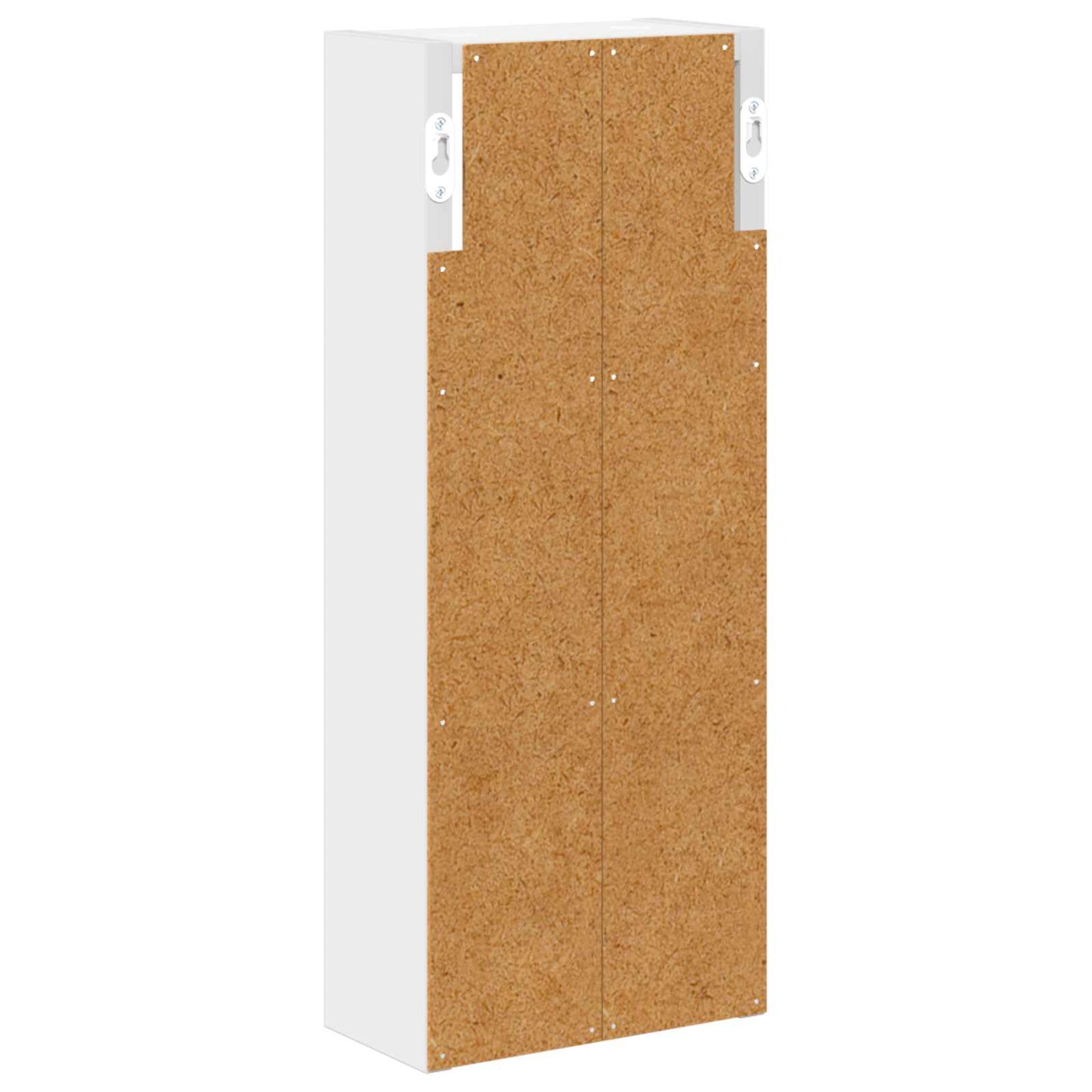 Badkamer wandkast Wit 20 x 10 x 50 cm Geconstrueerd hout