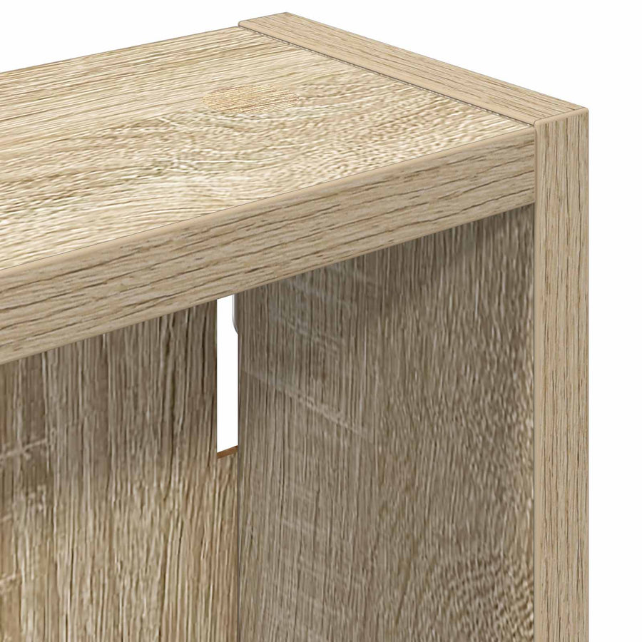 Badkamer wandkast met plank Sonoma Eiken 20 x 10 x 50 cm