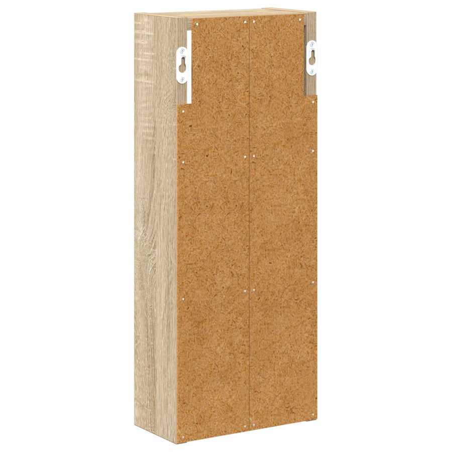 Badkamer wandkast met plank Sonoma Eiken 20 x 10 x 50 cm