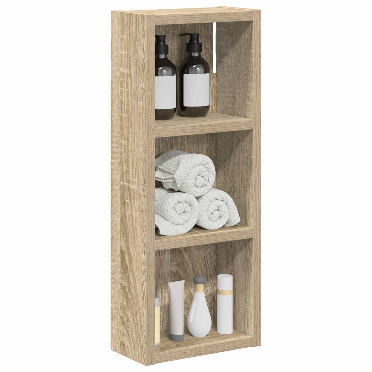 Badkamer wandkast met plank Sonoma Eiken 20 x 10 x 50 cm