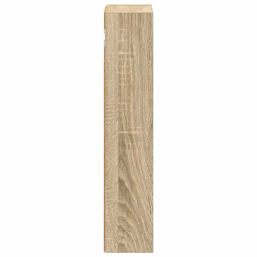 Badkamer wandkast met plank Sonoma Eiken 20 x 10 x 50 cm