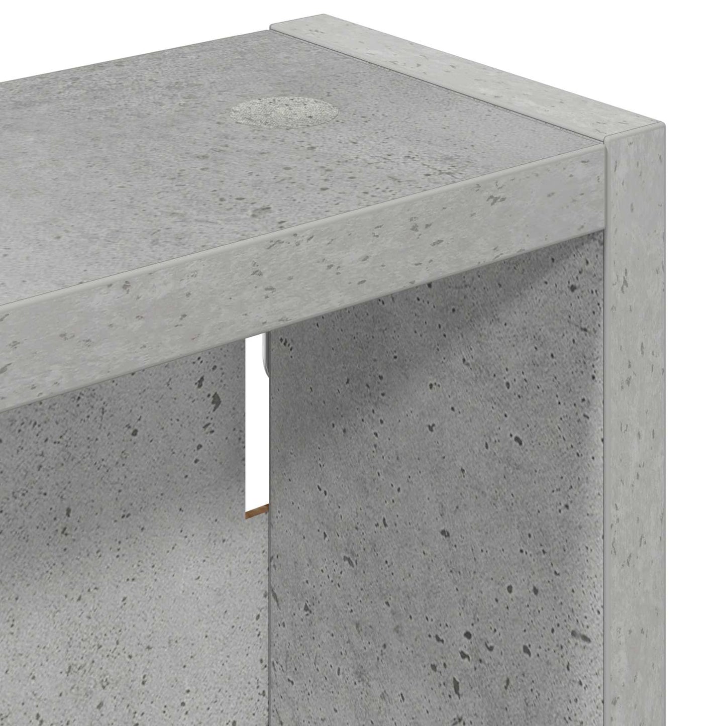 Badkamer wandkast met plank Beton Grijs 20 x 10 x 50 cm