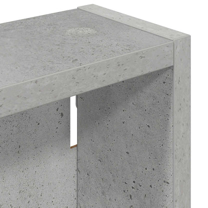 Badkamer wandkast met plank Beton Grijs 20 x 10 x 50 cm