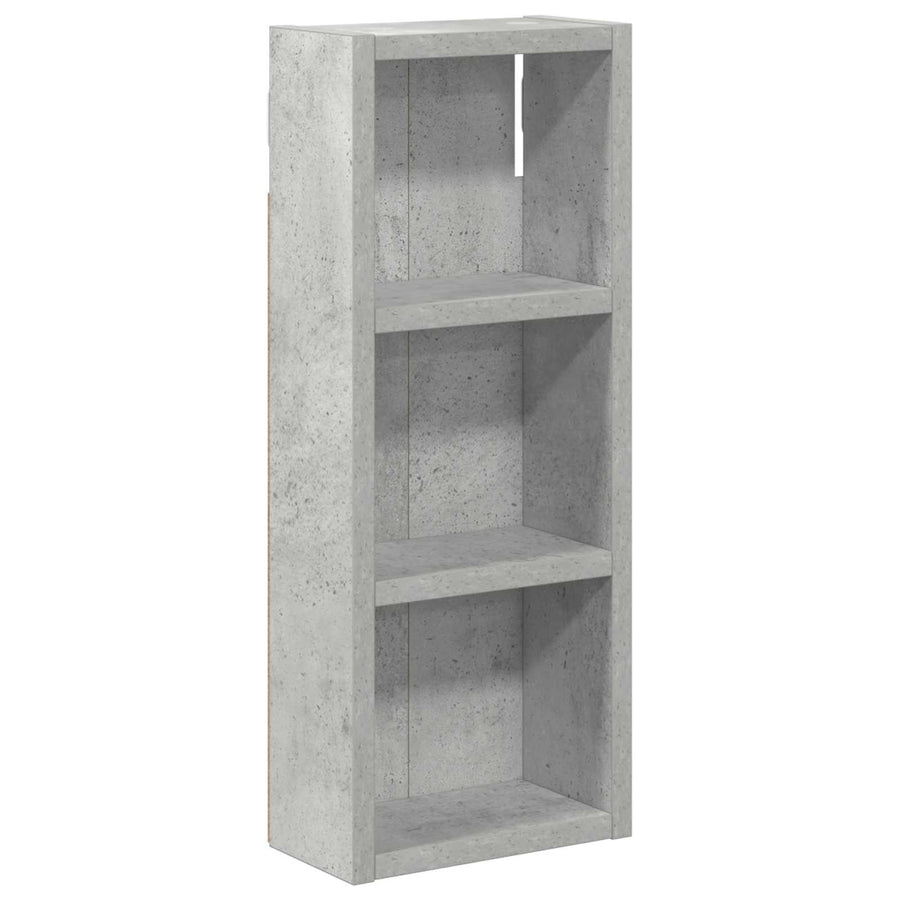 Badkamer wandkast met plank Beton Grijs 20 x 10 x 50 cm