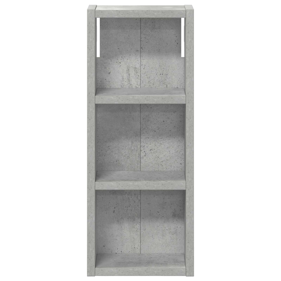 Badkamer wandkast met plank Beton Grijs 20 x 10 x 50 cm