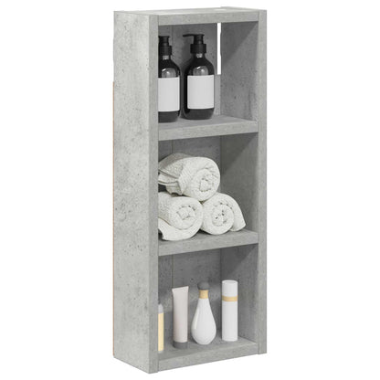 Badkamer wandkast met plank Beton Grijs 20 x 10 x 50 cm