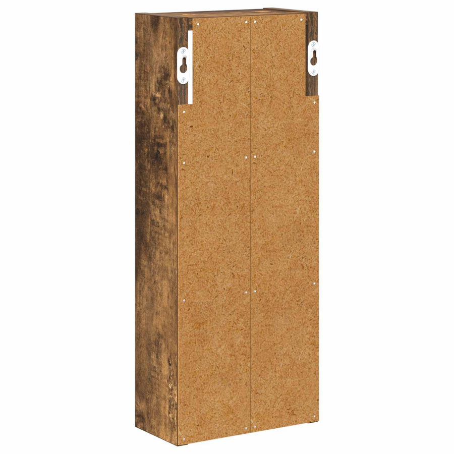 Badkamer wandkast met plank Gerookte Eik 20 x 10 x 50 cm
