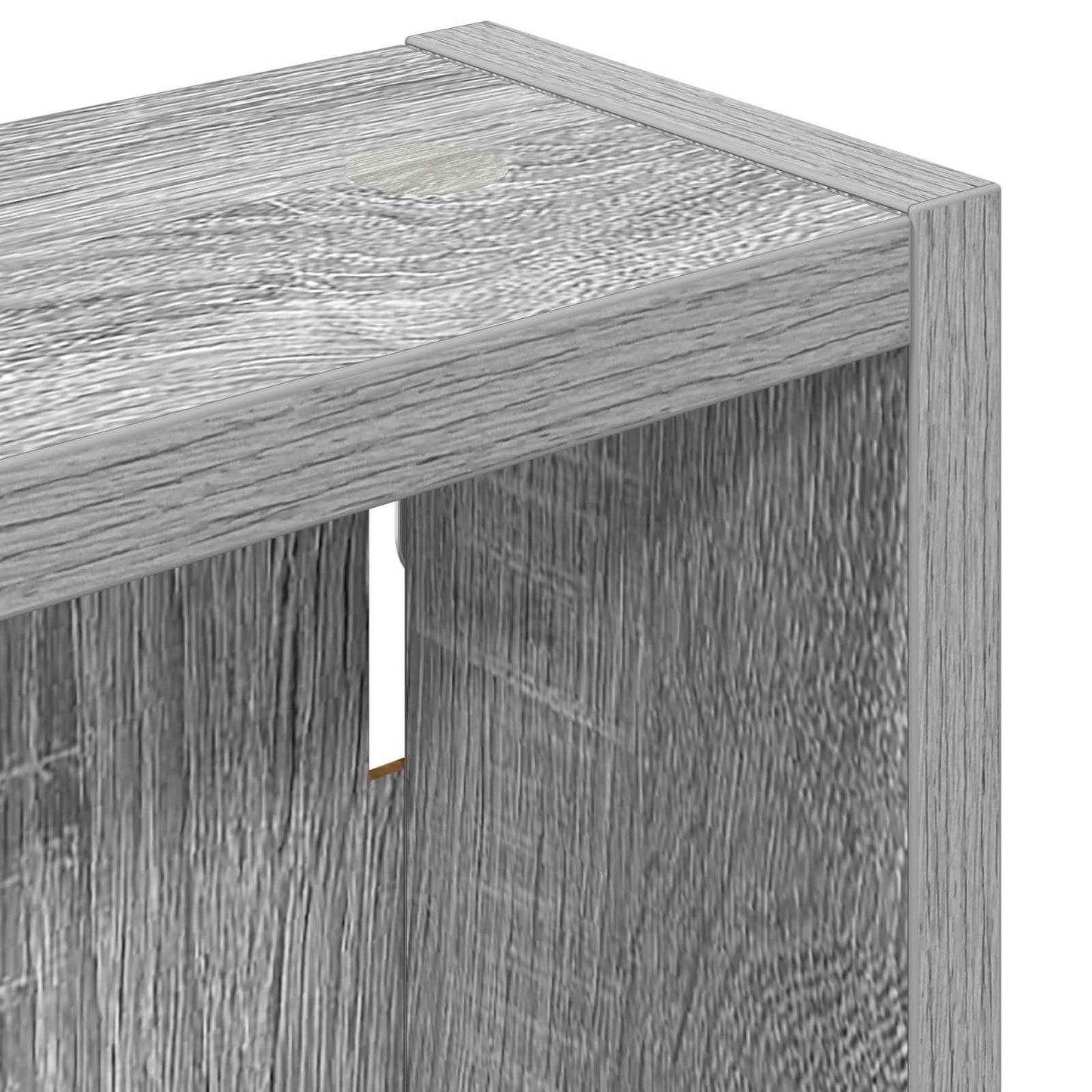 Badkamer wandkast met plank Grijze Sonoma 20 x 10 x 50 cm