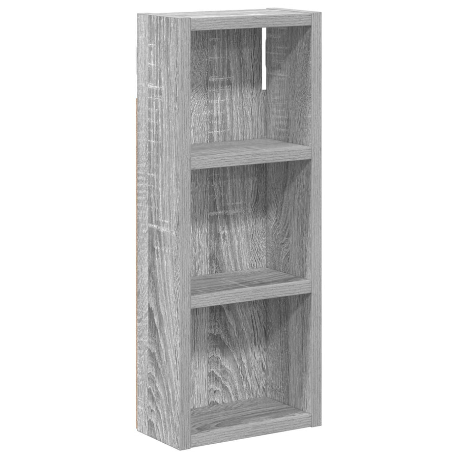 Badkamer wandkast met plank Grijze Sonoma 20 x 10 x 50 cm