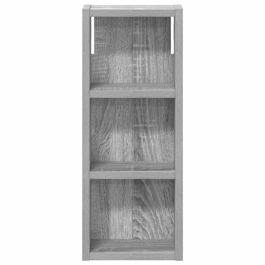 Badkamer wandkast met plank Grijze Sonoma 20 x 10 x 50 cm